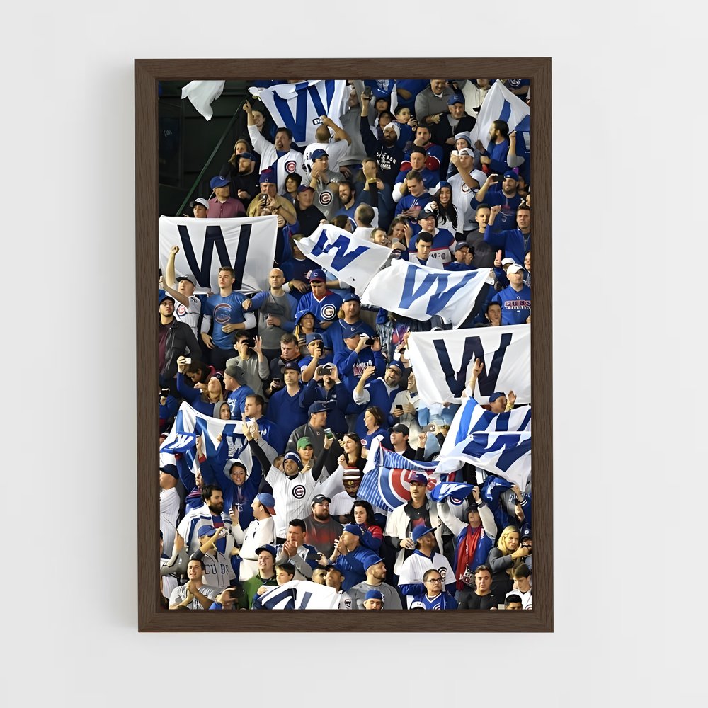 Poster Cheering Cubs – affiche Baseball (vue 5)